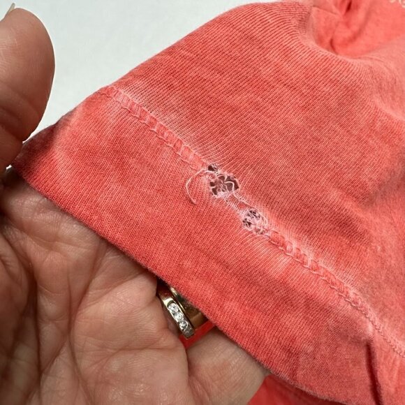 Ralph Lauren EXPEDITION CAMP Compass T-Shirt Orange Sleeveless Crew Cotton S - Picture 5 of 8